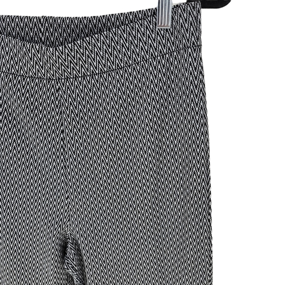 Valley Girl Women's High Rise Slim Chevron Pattern Flare Pants - L - Picture 2 of 6